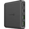 Swissten, hub di ricarica 2x USB-C e 2x USB Power Delivery GaN, nero