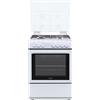 De'Longhi DL664EW Cucina Cucina freestanding Piano cottura elettrico a gas Bianco
