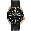 Seiko 5 Sports Specialist Orologio Analogico Automatico Uomo con Cinturino in Pelle SRPD76K1, Nero, 6K1