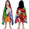 Get Trend Marvel Avengers Asciugamani Bagno Bambini in Cotone, Accappatoio Bambino Poncho Mare, Asciugamano Bagno e Piscina Morbido Assorbente, Idea Regalo Bambino (Multi Avengers)