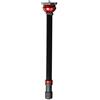 Manfrotto 555B Accessorio per Treppiede Serie 055, Colonna con Base di Livellamento per Video, in Alluminio, Nero