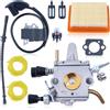 Gubeter Kit filtro guarnizione bobina accensione carburatore, Per Stihl Fs120 Fs120R Fs200 Fs200R Fs020 Fs202 Ts200 Fs250 Fs250R Fs300 Fs350 Trimmer, 4134 120 0603, 4134 400 1301, 4134 141 0300