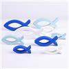 FEPITO Set di 9 Pesci in Legno Decorazione Pesce Blu Bianco Pesce Ornamento Decorazione da tavola per Battesimo, Comunione, cresima Decorazione Ragazzo Battesimo Decorazione (Blu Azzurro Bianco)