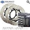 KIT DISCHI FRENO ANT + PASTIGLIE BRAKING YAMAHA XMAX 400 MOMO DESIGN 2014-2015