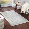 Livabliss Marrakech Tappeto Vintage Tappeto per Soggiorno, Corridoio, Cucina Tappeti Salotto Classico, Orientale, leggera Manutenzione Pelo Corto, Grande, 80x150 cm Grigio Scarpa e Crema