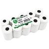 FOXNEC 10 Rotoli Pos 57mm x 16M x 12mm - Rotoli Pos di Carta Termica - Ricevute Bancomat Rotolini per Terminale Pos e Pagamento Elettronico 57x35x12 (10 Rotoli)