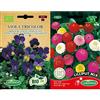 Germisem Biologico Viola Tricolor Semi di Viola del Pensiero 0.3 g & Lilliput Mix Semi di Zinnia 1.5 g
