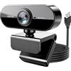 JagFond Webcam 1080P Pro HD con microfono stereo