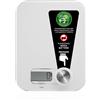 MACOM, Bilancia Elettronica per Alimenti senza Batterie, Bianco, Just Kitchen 868 Smart Scale