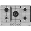 BEKO HIAW75224SXE Piano Cottura a Gas da Incasso in Acciaio Inox 5 Fuochi 75 cm