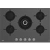 BEKO HILW 75222 SZG Piano Cottura da Incasso 75CM Cristallo Grigio 5 Fuochi