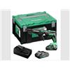 HIKOKI W18DB Avvitatore per Cartongesso 18V, caricatore automatico per strisce di viti, con caricabatteria + 2 batterie + Valigetta Stackable