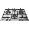 Hotpoint Ariston PCN 642 T (AS) AX Piano Cottura 60cm ad Incasso 4 Fuochi Colore Inox ANTIGRAFFIO
