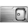 BLANCO DINAS Lavelo 86x50 1 vasca a Destra Inox spazzolato