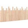 vidaXL Testata a muro 185x3x80 cm in legno di pino massiccio