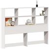 vidaXL Testiera con contenitore bianco 160 cm in legno di pino massiccio