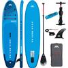 Aqua Marina SUP Board Monster 12'0" Set gonfiabile blu con accessori - 366 cm tavola da paddle + boa da paddle 2025