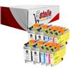 KIT 10 CARTUCCE XL COMPATIBILI CON BROTHER LC-427XL LC427XLVAL NERO+COLORI - NO-NAME