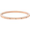 Fossil Bracciale da donna in acciaio inossidabile con chiusura a pulsante, Rosa Dorato