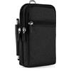 MOTALER Custodia da Cintura per Cellulare Nero, Marsupio da Cintura per Cellulare, Smartphone Fondina Borsetta Porta Cellulari Sacchetto Clip da Cintura Telefono Custodia da Viaggio Borsa Pochette Portafoglio