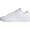 adidas Uomo Advantage Base 2.0 Shoes, Cloud White/Cloud White/Shadow Navy, 46 2/3 EU