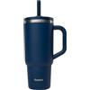 QWETCH Tazza da Viaggio Isotermica 900ml Ermetica con Cannuccia Pieghevole - Tazza Isotermica in Acciaio Inox Riciclato con Manico - Mantiene il Ghiaccio per 48h / il Freddo per 12h - Bicchiere