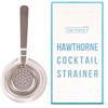 barmate Strainer, colino da bar in acciaio inox adatto a tutti gli shaker e accessori da bar di alta qualità (argento)