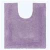 HOMESCAPES Tappeto Contorno WC 1600 g/m², Extra Morbido, 100% Cotone, Reversibile, Antiscivolo, Lavabile, Super Assorbente, Asciugatura Rapida, 50 x 55 cm Lilla