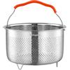Skingwa Cestino per pentola istantanea in acciaio inox 18/8, accessorio per pentola a pressione (4 L)
