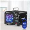 Charmofun Generatore di Ozono Professionale 60000mg/h, Ozonizzatore Industriale per 300㎡, Macchina Ozono Alta Capacità O3, Generatore Ozono per Odori di Casa Auto Fumo Animali (Nero)
