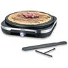 SEVERIN Crepiera Elettrica XXL, 38 cm, 1500W, Piastra Removibile Antiaderente, Temperatura Regolabile, Spatola e Giracrepes Inclusi, 39,5 x 41,0 x 10,5 cm, Nero - CM 2199