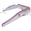 Seaspin Strega 257 - Esca Artificiale per la Pesca a Spinning, Swimbait Lipless Snodata Affondante 257 mm 35 g - Due Azioni in Una, Ancorette BKK 4X - Per Serra Barracuda Lecce Tunnidi Spigole (GBA)