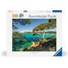 Ravensburger Puzzle 500 Pezzi Vista sul Mare - Puzzle Adulti +14 anni, 49 x 36 cm, Puzzle per Adulti, Collezione 500 Pezzi, Idee Regalo