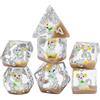 Cusdie Set di 7 dadi poliedrici per DnD contenenti animali, per giochi di ruolo, Dungeons and Dragons (D&D), MTG, Pathfinder (koala)
