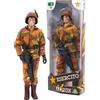 Giochi Preziosi Esercito Italiano, Action Hero Alpino, Altezza 30 cm, 30 Punti di Articolazione, Uniforme Dettagliata, Soldato Giocattolo Esercito Italiano, 4 Modelli da Collezione