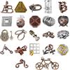 Joyeee 22 Pezzi Rompicapo Puzzle in Filo Metallico, Gioco Mentale Test QI Sblocca Giocattolo, Interlock Sfida Puzzle Game Giocattolo Educativo Regalo per Ragazzi Ragazze Adolescenti Adulti