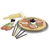 Chicos - My first Stem pizza de la Mamma | Gioco di imitazione pizzeria con 45 accessori creativi da ritagliare e colorare | Da 3 anni (83023)