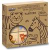Crea lign' Crea Lign-Les Animali de la Savana - Astuccio in Legno CL153