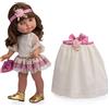 JC TOYS - Bambola Chloe della collezione Royal Misura 38 cm, in morbido vinile, include 2 pezzi e accessori, ragazza, disegnata in Spagna da Berenguer, +3 anni