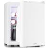 KLARSTEIN Happy Hour Mini Frigo, Frigo Portatile da Camera, Frigorifero Piccolo Silenzioso da Ufficio, Mini Bar con Illuminazione Interna e Ripiani Rimovibili, Bar da Campeggio 5-22°C, 45L
