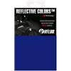 VFLUO 3M REFLECTIVE COLORS™, Kit adesivo universale Fai da te per Casco/Moto/Motorino/Bicicletta, 3M Technology™, 10 x 15 cm foglio, Blu scuro