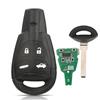 topone1 Telecomando per auto 433 MHz PCF7946AT per SAAB 9-3 9-5 2003-2010 LTQSAAM433TX Chiave completa (433mhz-remote)