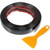 TUCKBOLD Striscia Finestrini Nero 1Pc Per Auto Autoadesiva Anti Graffio