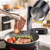 NEWTRY Cappa aspirante portatile - Potente 3 velocità di aspirazione compatta Mini aspiratore portatile con 2 filtri lavabili per casa, cucina, roulotte, esterni, hotpot Grill