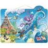 Speedy Monkey - Puzzle magnetico (Pirata) - 100 pezzi 6+ - 42x33x1cm