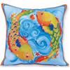 Diamond Dotz Fodera per cuscino Diamond Dotz - Diamond Painting "Pesci danzanti" 45x45 cm