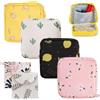 Pushiibee Custodia per Assorbenti, 6 Pezzi Pochette Ciclo Donna, 2 Stili Borsa per Assorbenti e Tamponi, Custodia Mini da Borsa Porta Assorbenti e Tamponi con Cerniera