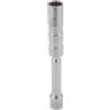 INFINAUTO Chiave a Bussola per Candele 150mm per Riparazione Auto Moto Dirtbike Attrezzo Hardware CR-V Argento Durevole 12 Punti 14mm 3/8 Pollice Drive