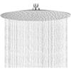 Vexnaro Soffione Doccia 30.48 cm, Testa Doccia Rotonda in Inox 304, Doccia Fissa con Regolazione 360°, Alta Pressione, Finitura Cromata, Facile da Installare e Pulire (30.48cm)