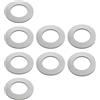 SG Store 8 rondelle piatte in acciaio inossidabile 304 70 mm x 41 mm x 1 mm 2 mm 3 mm compatibili con JCB e compatibili con KUBOTA Il secchio escavatore